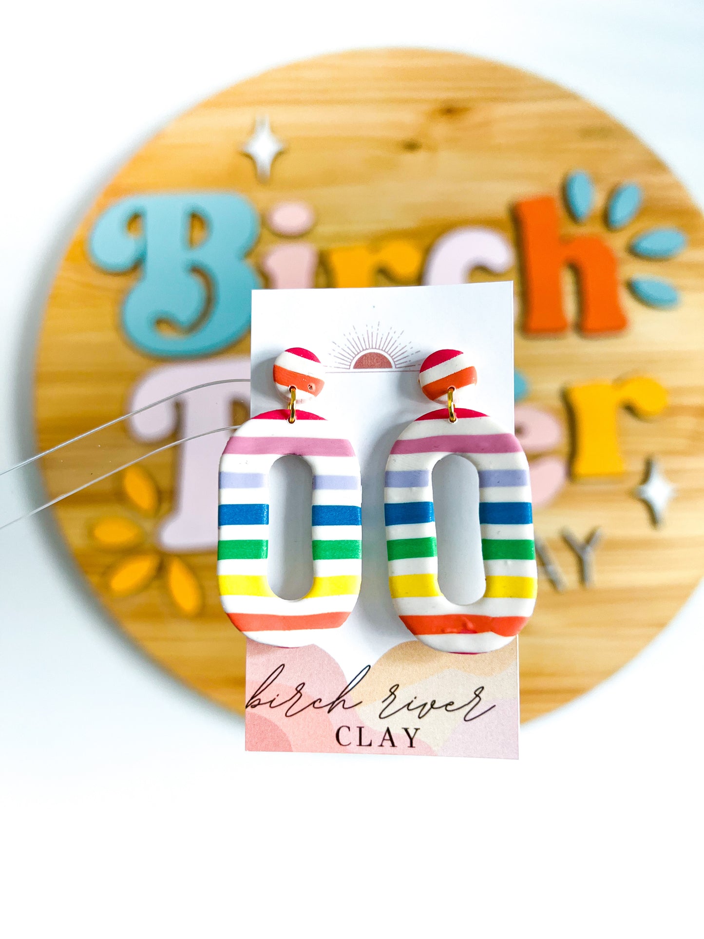 Pastel Rainbow Ovals