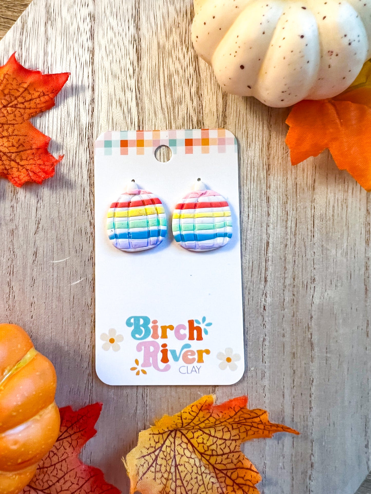 Pastel Stripe Pumpkin