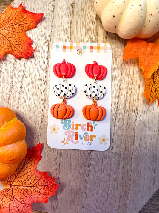 Girly Pumpkin Stack
