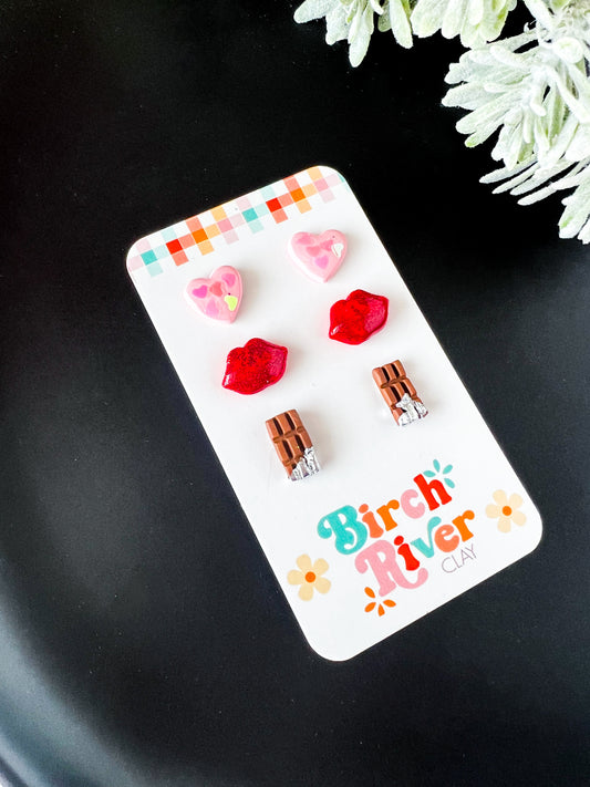 Valentine Stud Set